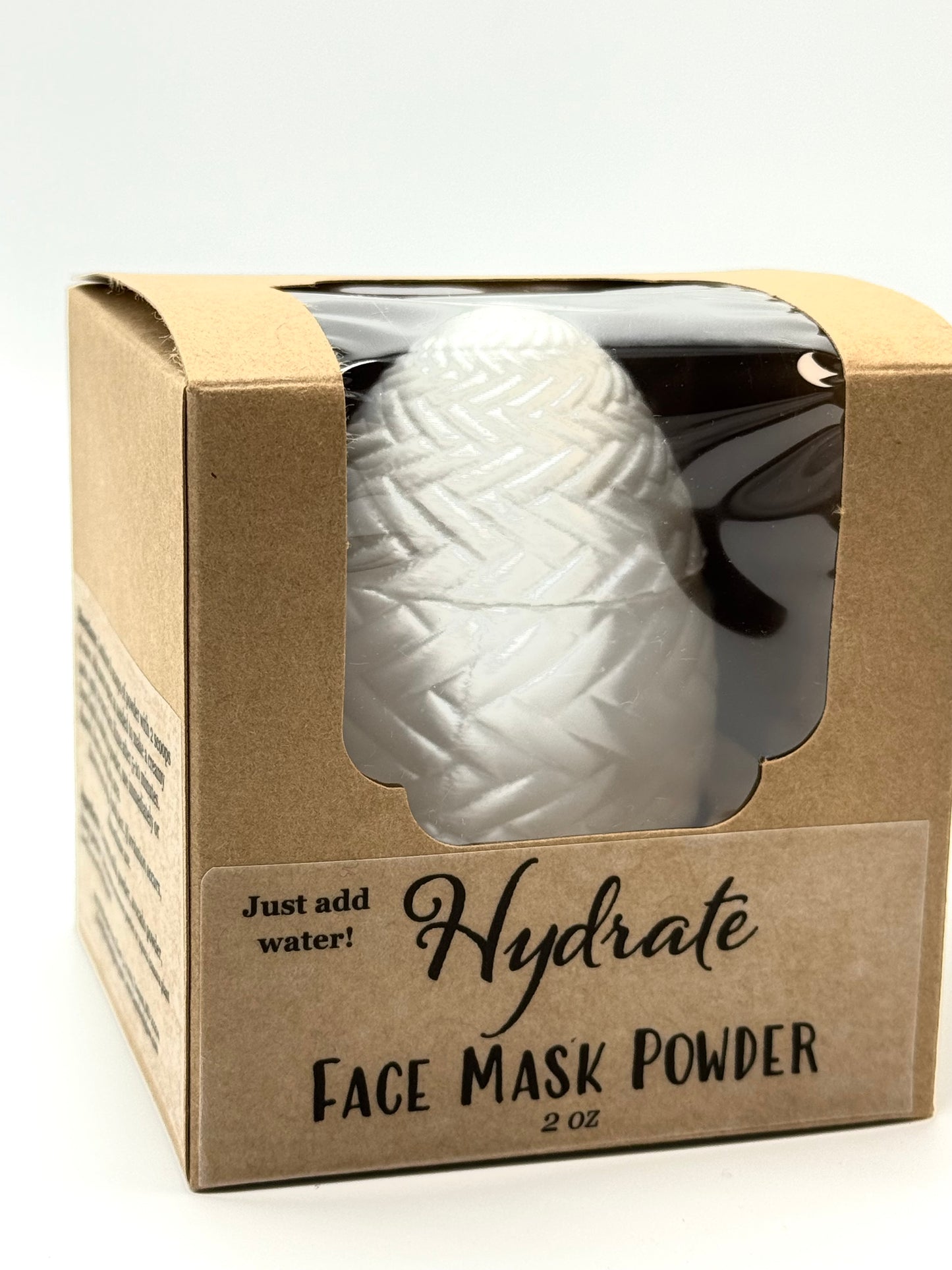 HYDRATE Powder Face Mask - Deep Moisture with Coconut Milk and Avocado | All-natural skincare gifts for thirsty winter skin