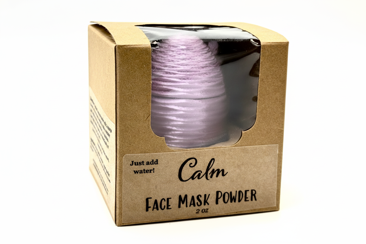 CALM Powder Face Mask - Soothe your skin with Lavender, Yogurt & Honey | All-natural skincare gifts for sensitive skin