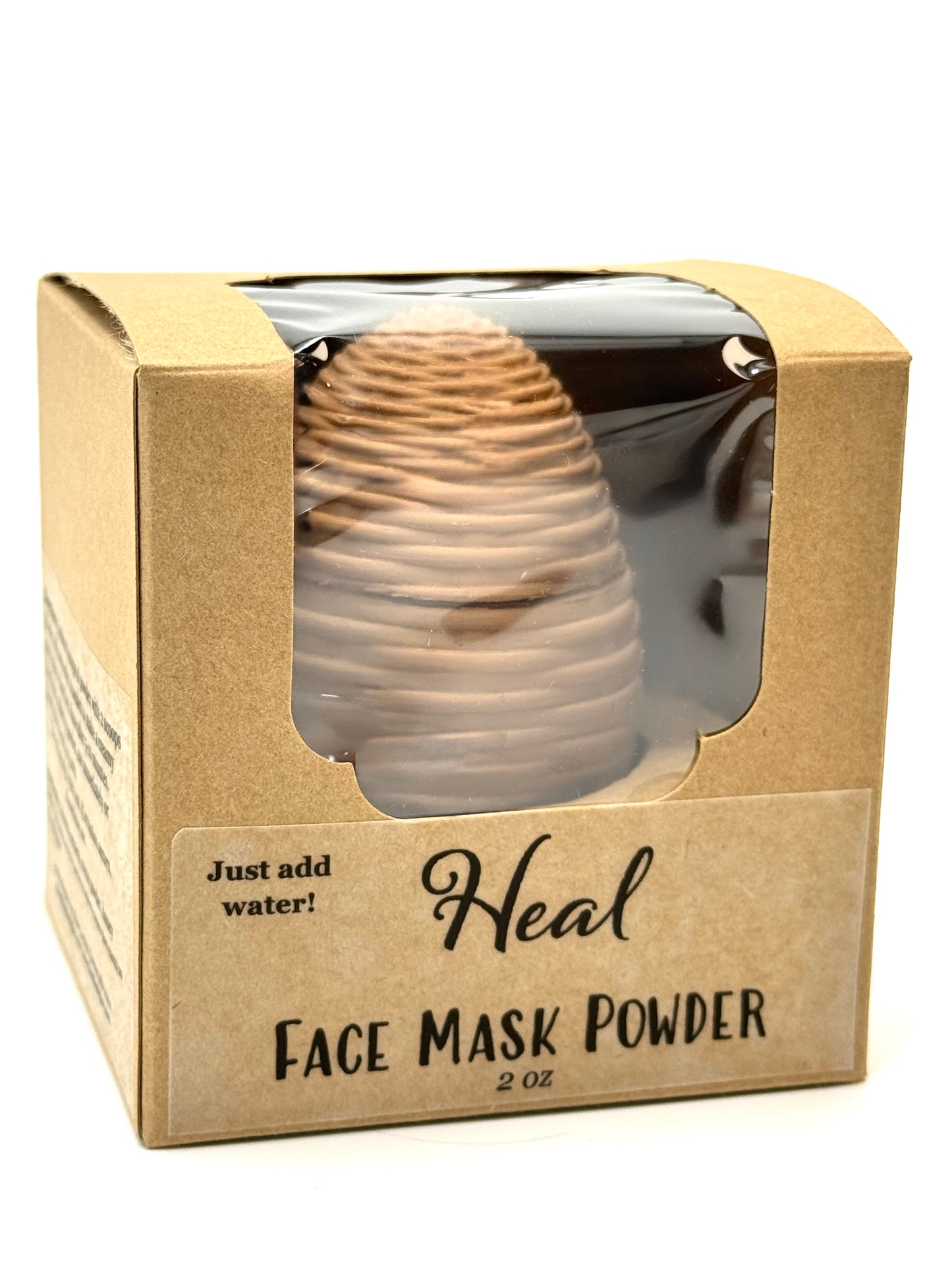 HEAL Powder Face Mask - Healing with Cocoa, Oatmeal & Honey | All-natural skincare gifts for sensitive skin