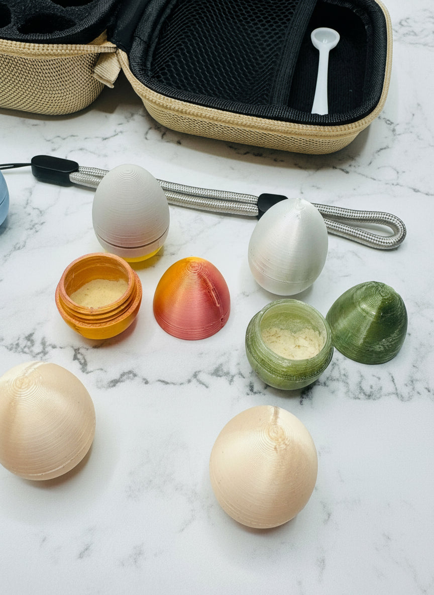 Travel Face Mask Powder Kit | All-in-One Skincare Set with Bowl & Spatula