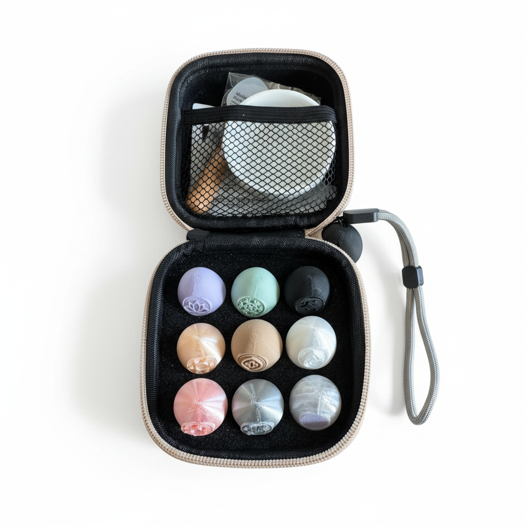 Travel Face Mask Powder Kit | All-in-One Skincare Set with Bowl & Spatula