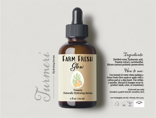 Plant-Based Hyaluronic + Turmeric Probiotic Serum